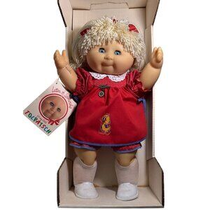 Zapf Creation Doll Tolpatsch Red Dress Duck Blond Original Box West Germany